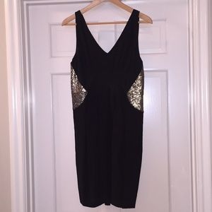 Greylin dress with sequin accent